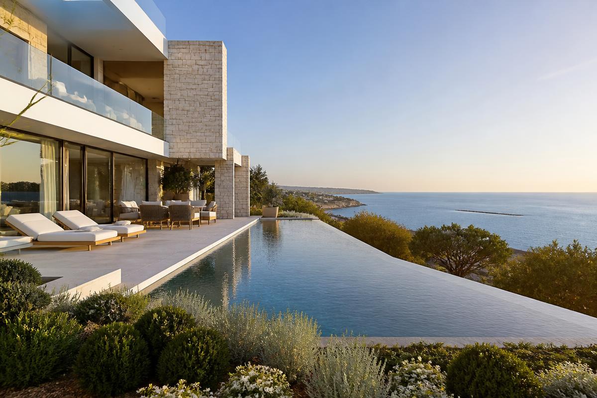 Amaris Seafront Villa in Limassol